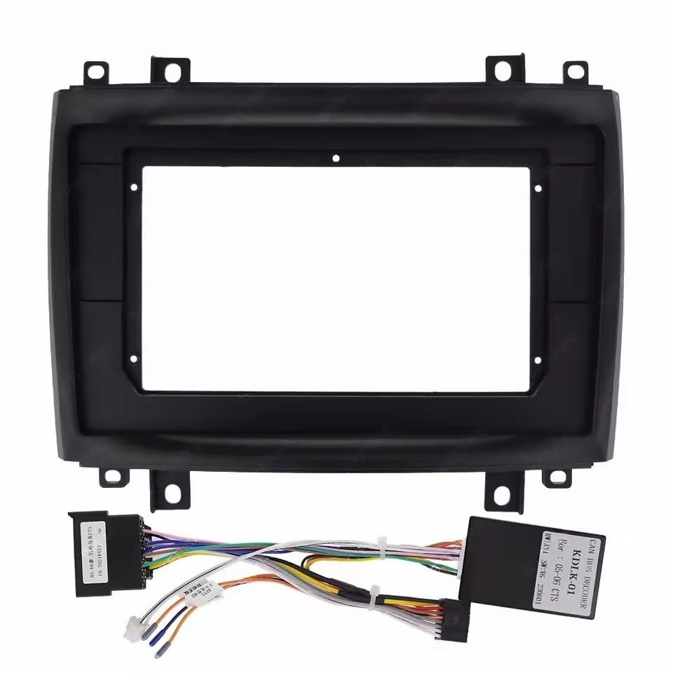 OMNITEK Car Frame Fascia Adapter Canbus Box Decoder Android Radio Dash