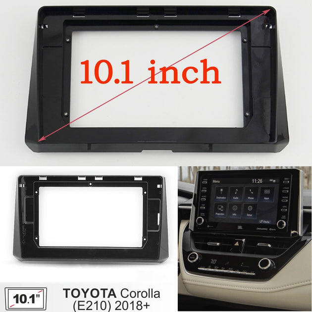 Omnitek Auto Universal Double &Single Din Adjustable IPS Touch Screen 10  Inch Radio Car Video Stereo