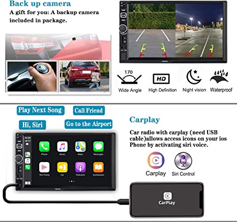 Double DIN 7 Inch Touch Screen car MP5 Player