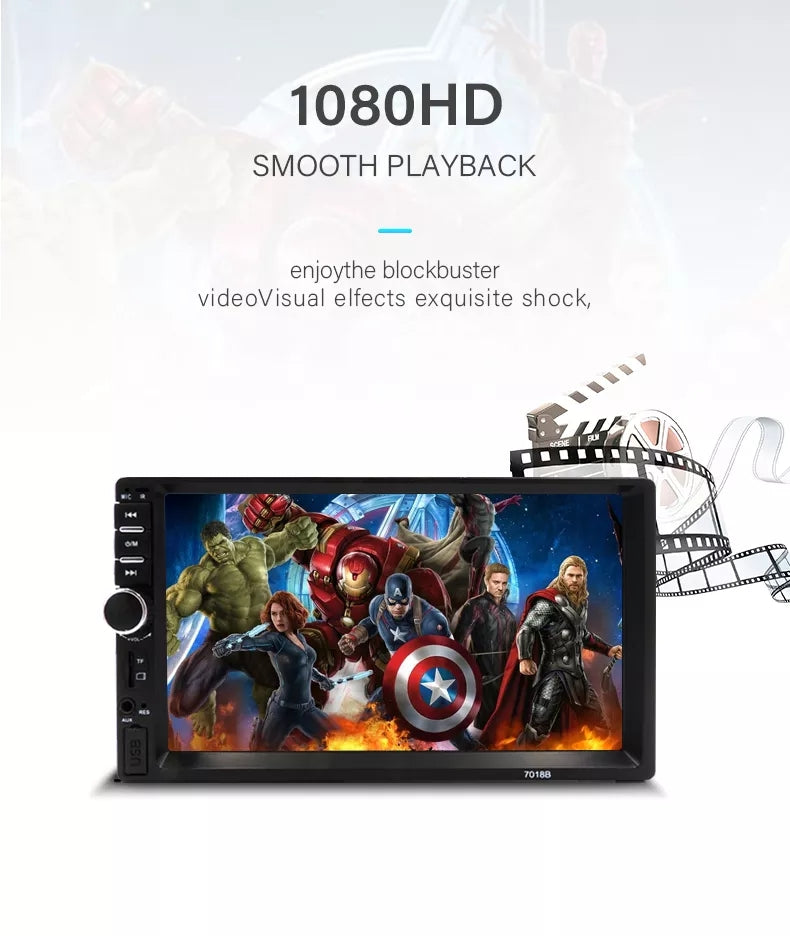 Double DIN 7 Inch Touch Screen car MP5 Player
