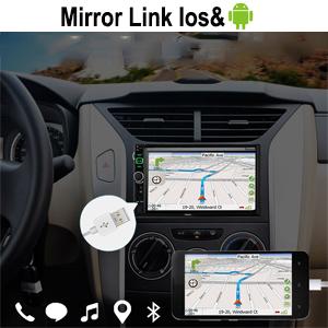 Double DIN 7 Inch Touch Screen car MP5 Player