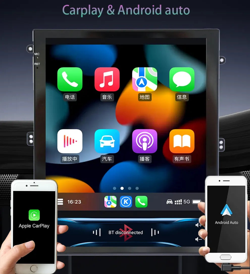 Universal Wireless CarPlay Android Auto Multimedia AirPlay Phone Screen  Mirror Link Display for Toyoto Honda Nissan SEAT SKODA