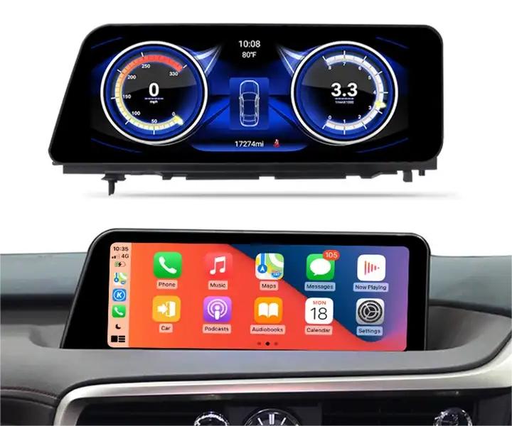 Tracker Lexus Plus R3 Omnitek android system car GPS navigation radio DVD player for Lexus R