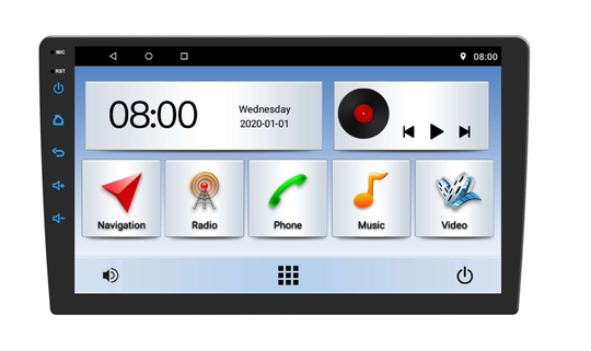 For Fiat 500L 2012-2017 Wireless Carplay Android Auto Radio Stereo 10.1  inch Car multimedia Navi
