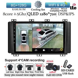 Omnitek Android 12.0 For For Seat Ateca Cupra 2016-2021 Car Radio Multimedia Video Player GPS Navigation NO DVD 2 Din DSP IPS