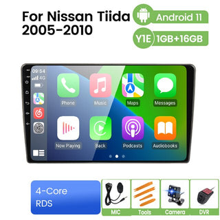 DSP Android Car Radio For Nissan Tiida C11 2004 - 2013 Carplay Navi GPS Multimedia Video Player Stereo DVD 2din HU intelligent