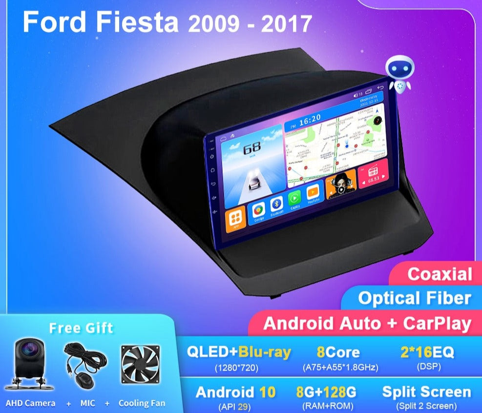 256g For Ford Fiesta 2009 2010 2011 2012 2013 2014 All In One Car
