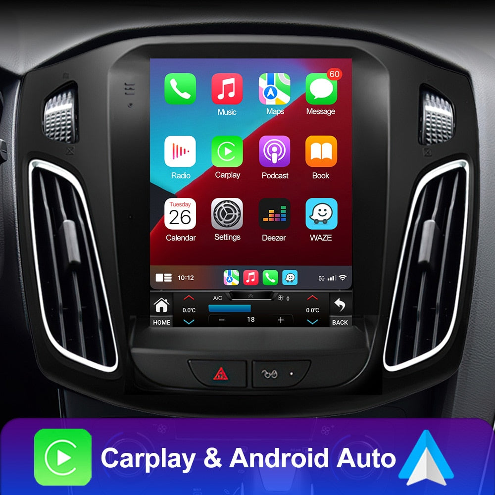OMNITEK Car Radio android Multimedia 11 For Ford Focus 3 Mk3 2011-2019