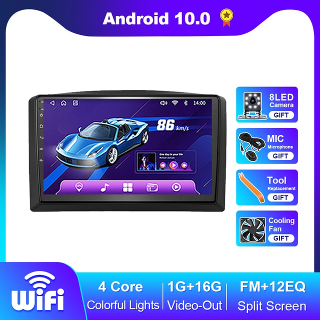 7 Android 11 Car Radio Stereo 4G For Mercedes Benz W203 Vito W639