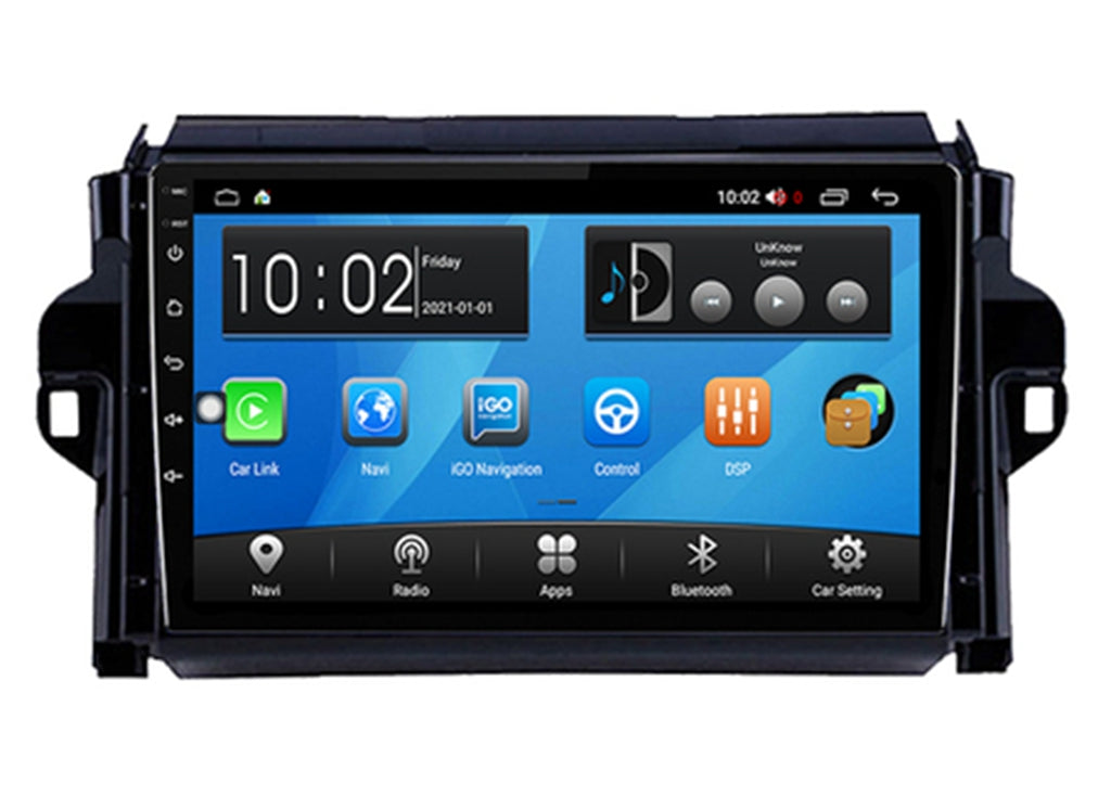 OMNITEK Android Car Radio For Toyota Fortuner 2 2015 - 2020 Multimedia