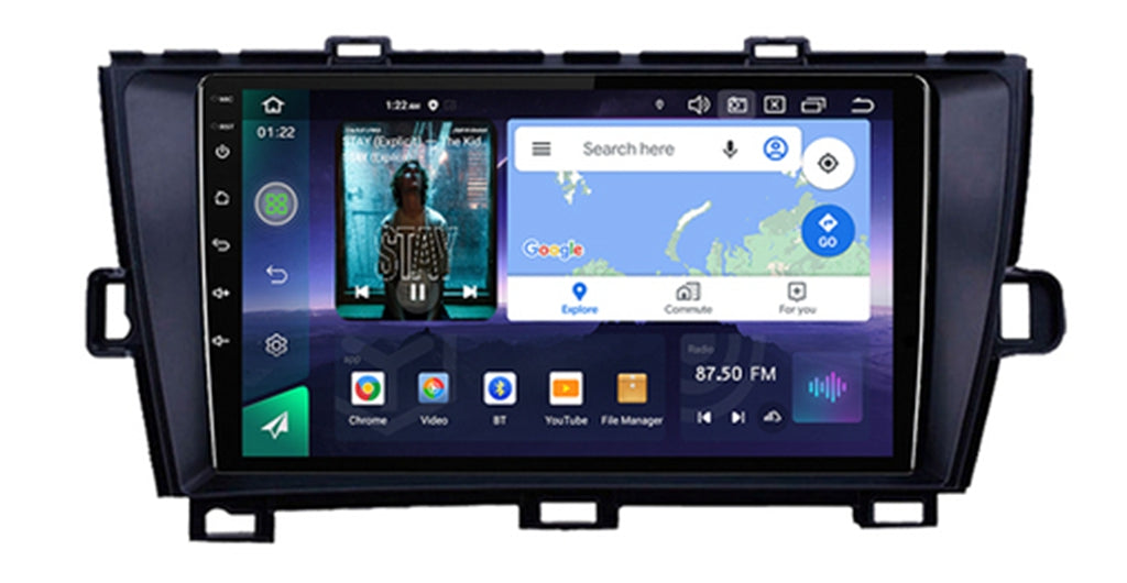 omnitek android 10 2din auto radio